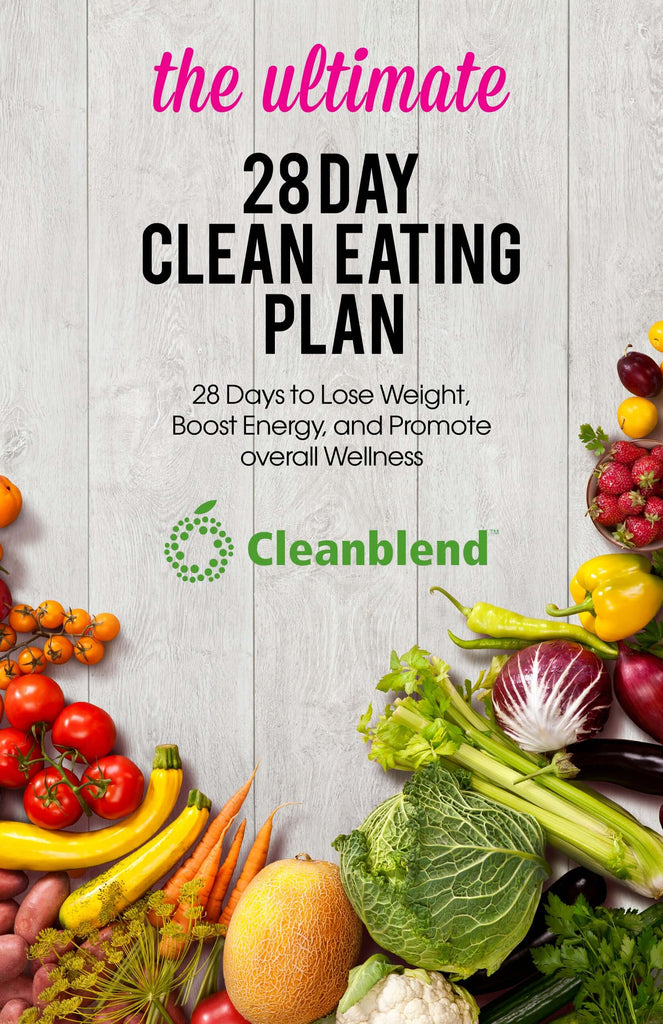 Cleanblend 28 Day Clean Eating Plan With Grocery - Fitness Meal E Book
