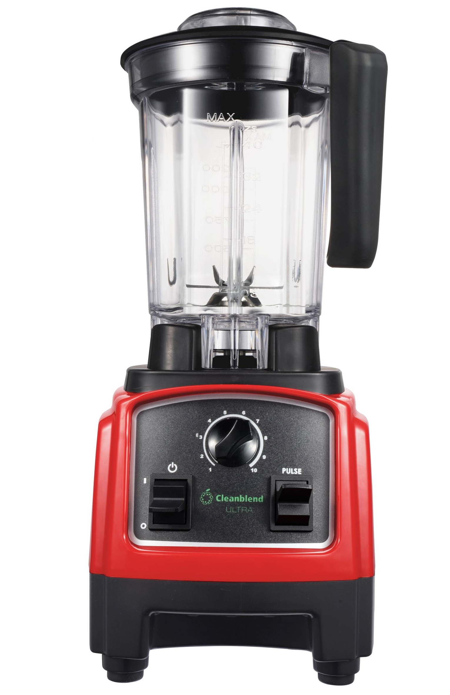 Cleanblend Ultra Red Smoothie Blender Low Profile Blender